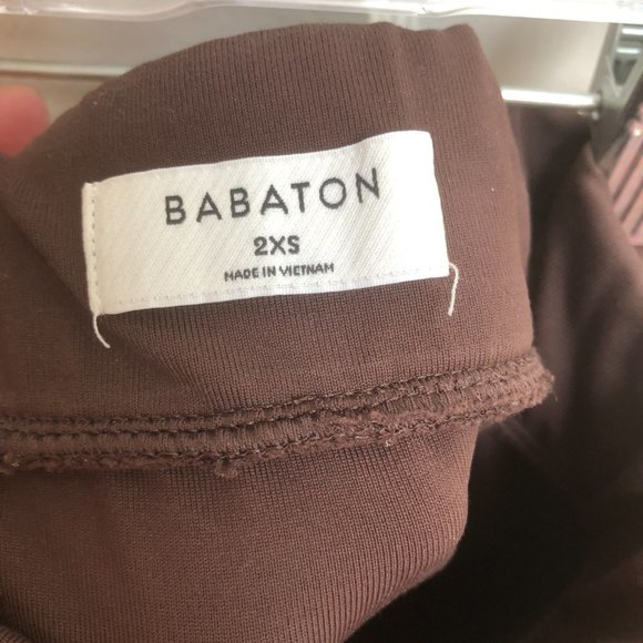 Aritzia Babaton Contour Pencil Skirt Brown 2XS - Picture 3 of 4